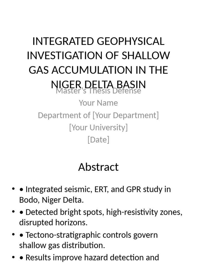 Masters Thesis Final Defense | PDF | Geology