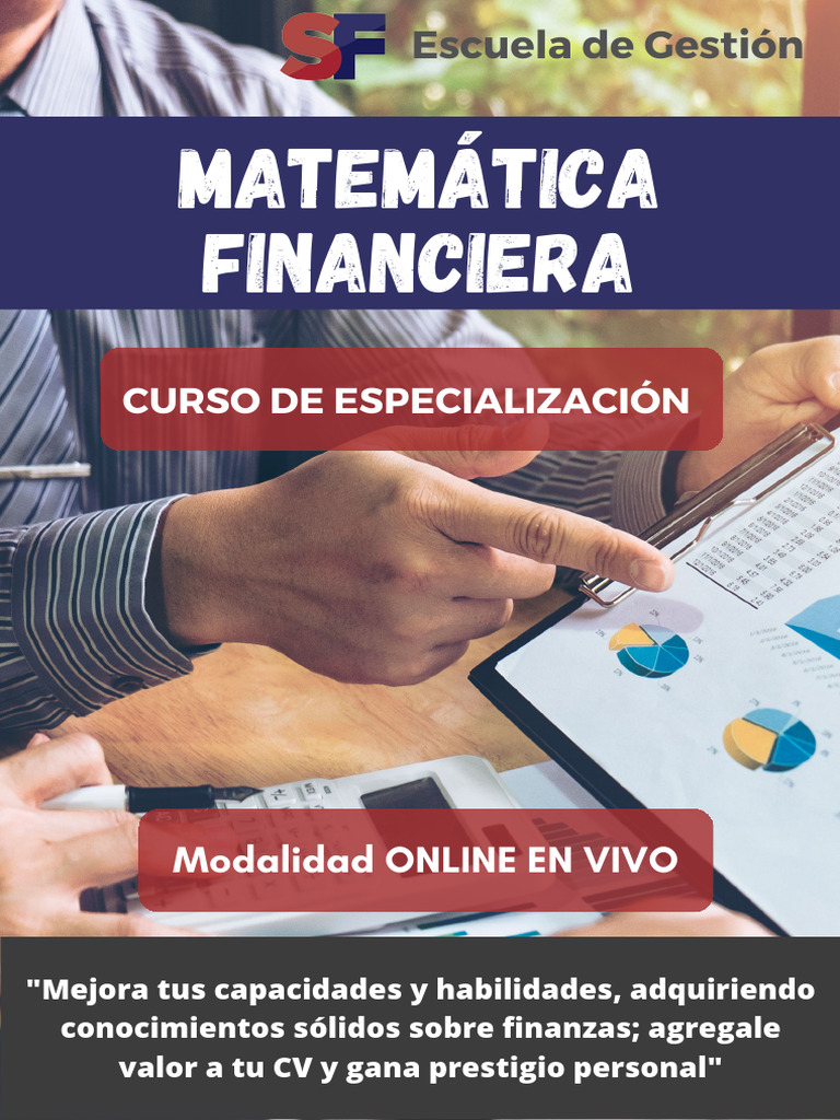 Curso Online de Matemática Financiera | PDF | Tasas de interés | Interés