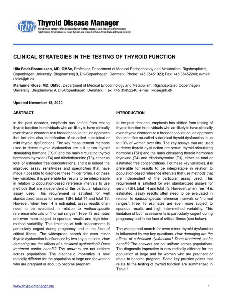 clinical-strategies-in-the-testing-of-thyroid-function-tdm | PDF ...