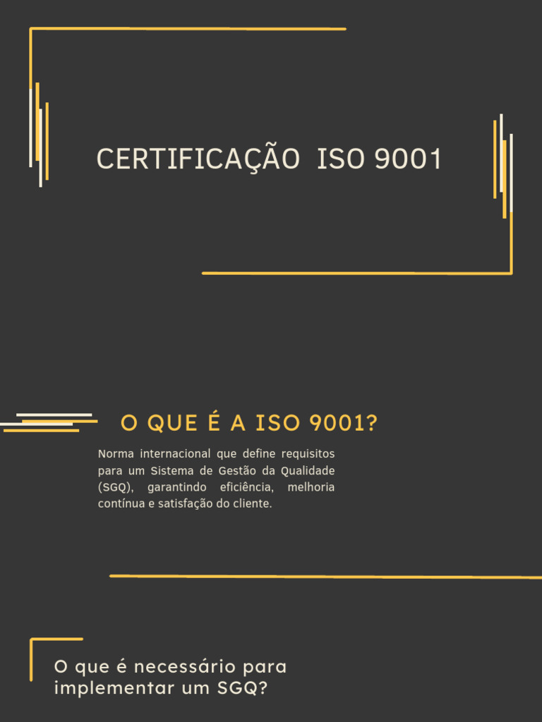 Guia Completo sobre Certificação ISO 9001 | PDF