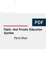 Public and Private Education System