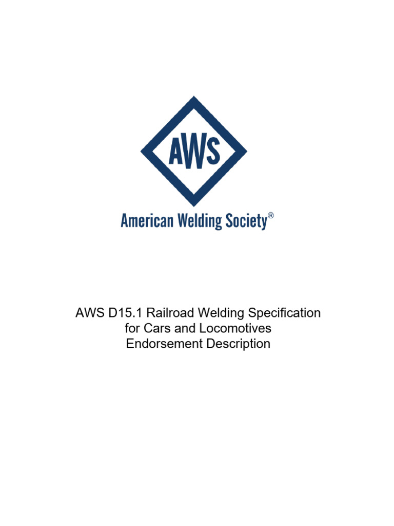 AWS D15.1 Welding Certification Guide | PDF