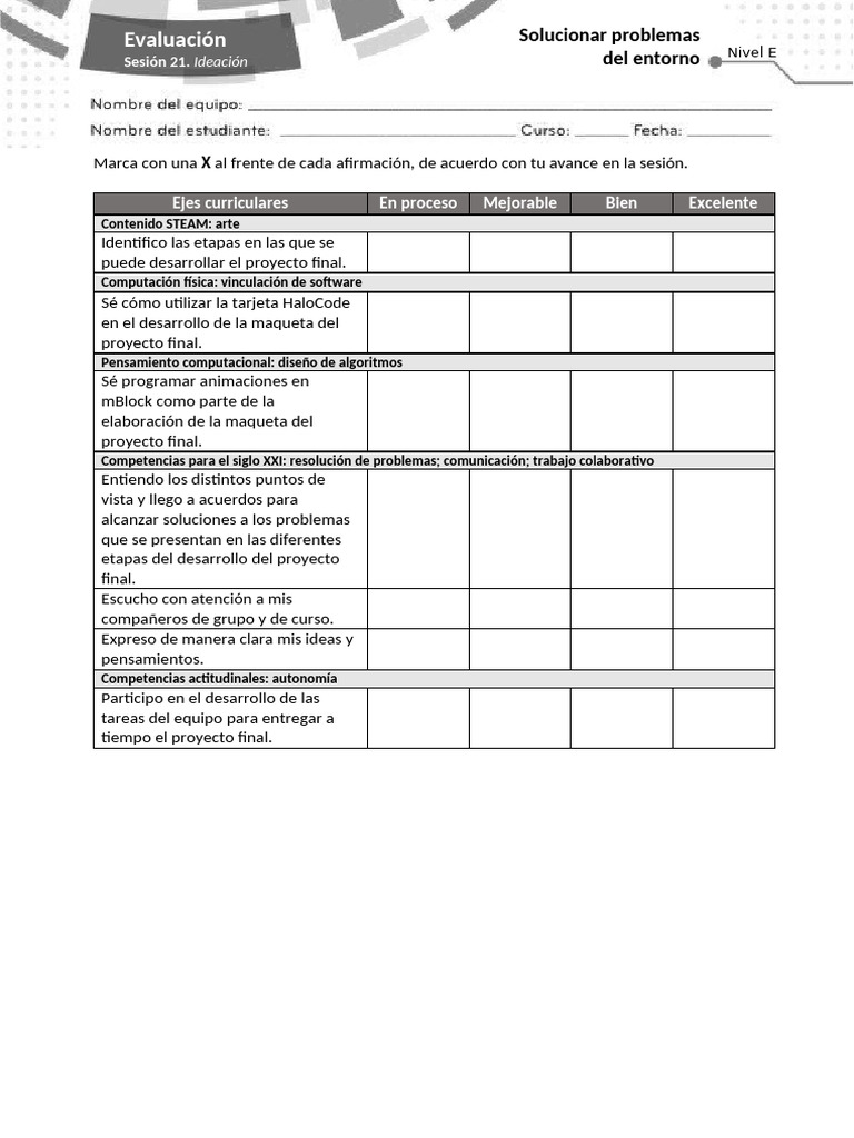 NPR e s21 Ide Eval D | PDF