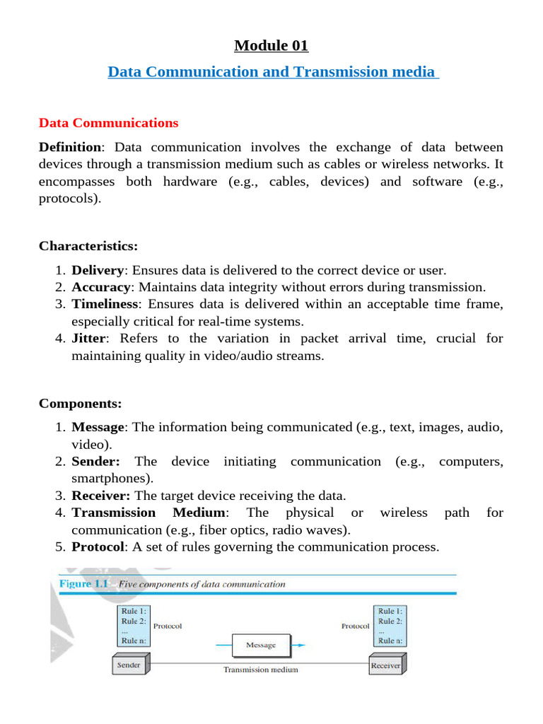 Data Communication Process Overview | PDF | Computer Network ...