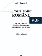 Al. Rosetti - Istoria Limbii Romane