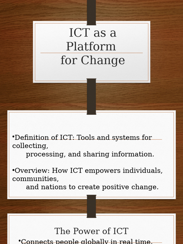 ICT: Empowering Change and Growth | PDF