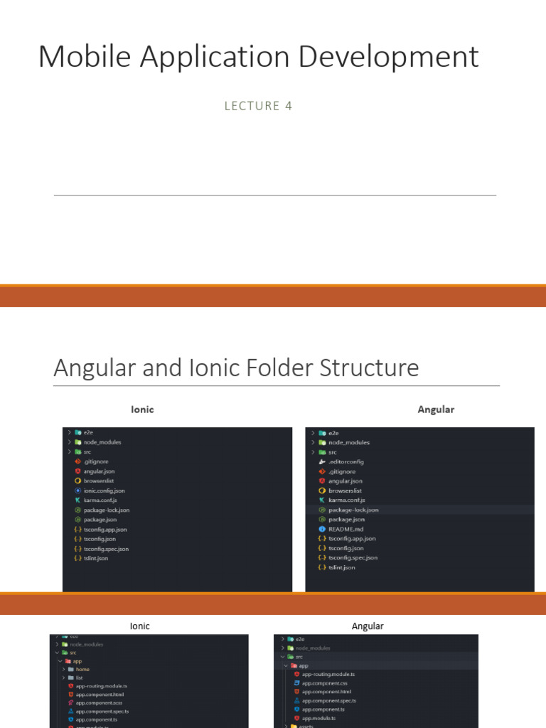 Lecture 4 - Mobile Application Development | PDF | Software Development ...