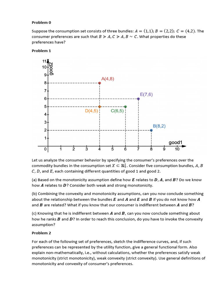 Consumer Preferences and Utility Analysis | PDF | Utility | Microeconomics