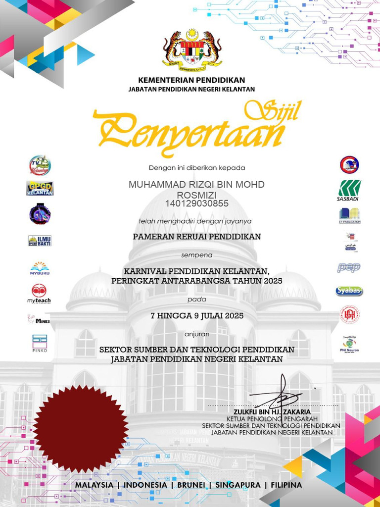 Muhammad Rizqi Bin Mohd Rosmizi | PDF