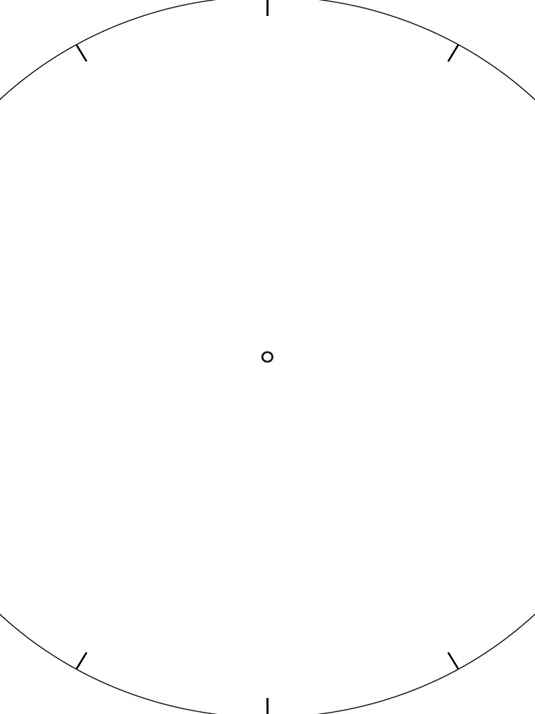 Clock 30cm No Numbers | PDF