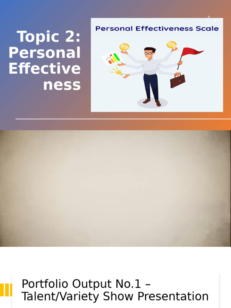 Topic 2 Perdev | PDF | Experience | Disciplines