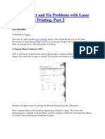 How to Detect and Fix Problems With Laser Monochrome Printing. Part 2