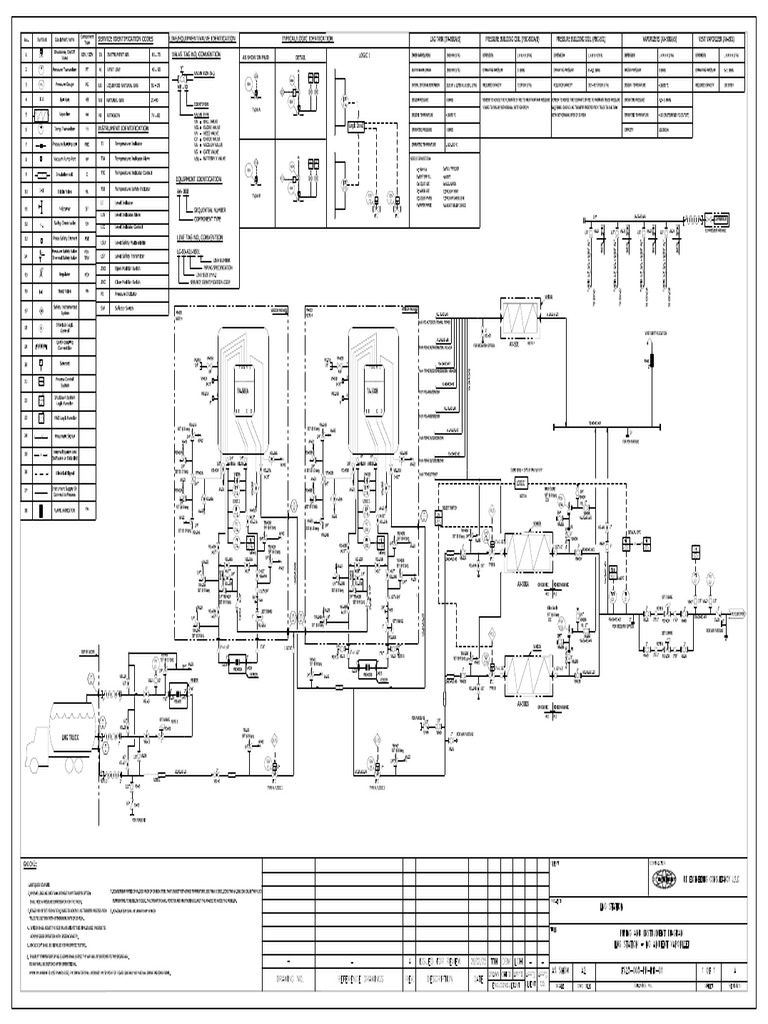 Fs23 003 PR Pid 001 Rev.a - P&id For LNG Station - 500sm3h | PDF