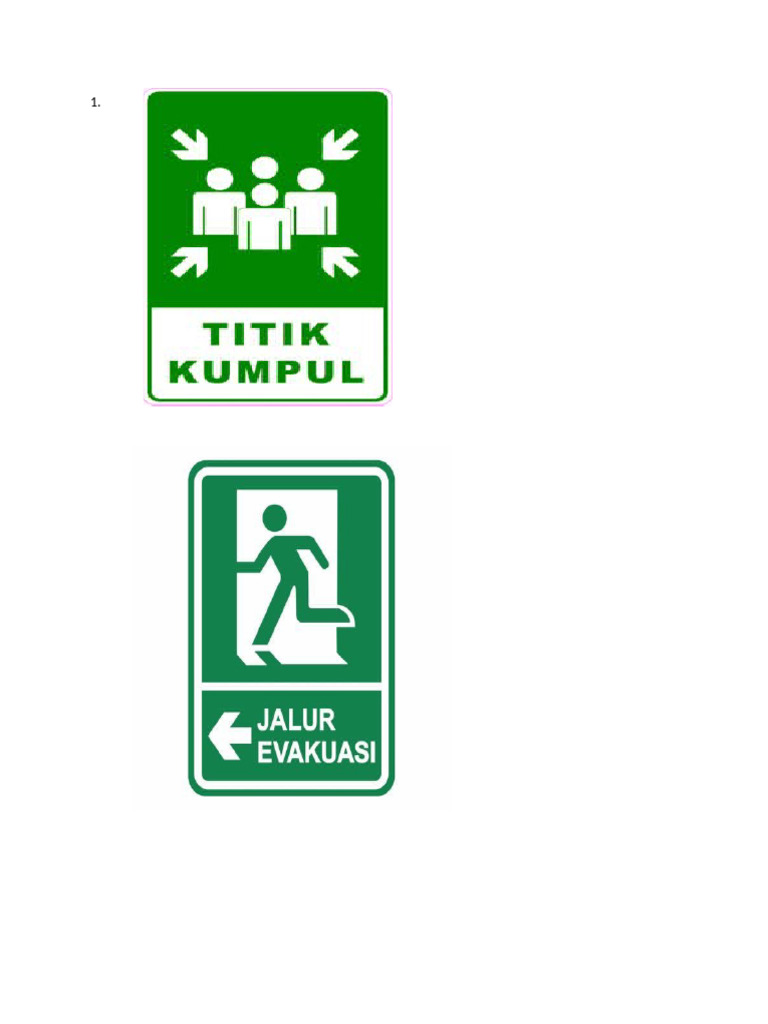 Rambu Bencana Sekolah | PDF