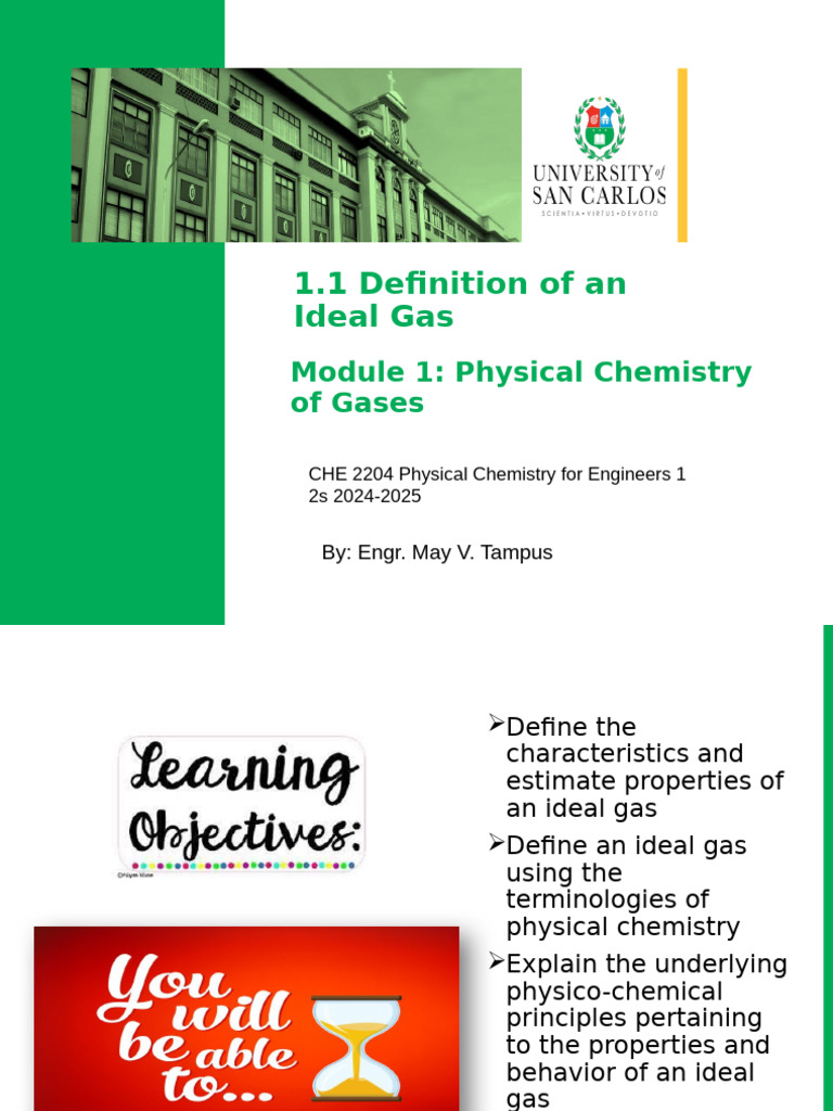 CHE+2204+Module+1+PhyChem+of+Gases+ +Definition+of+an+Ideal+Gas (2024 ...