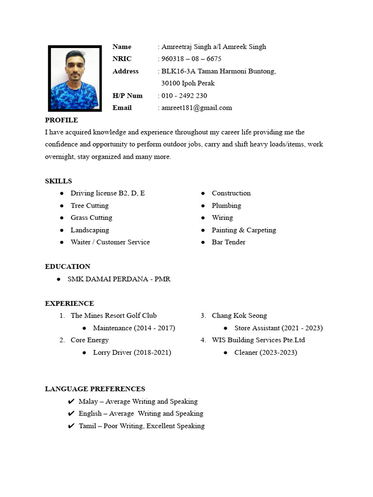 Amreet Resume Vs2 | PDF