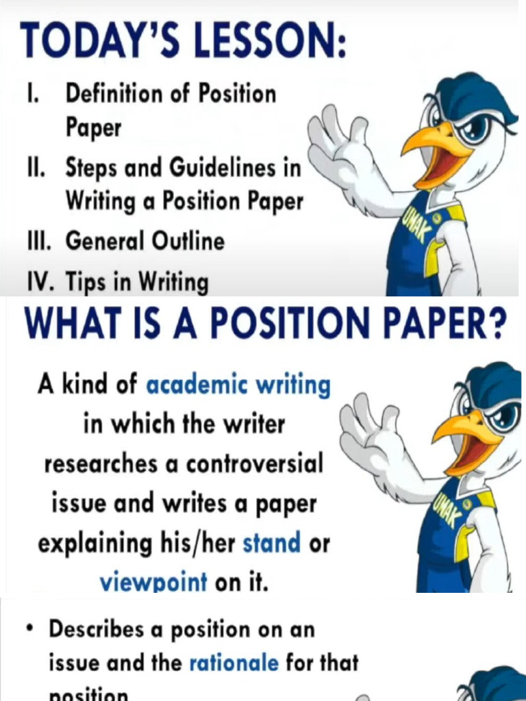 Position Paper | PDF