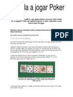 Aprenda a Jogar Poker