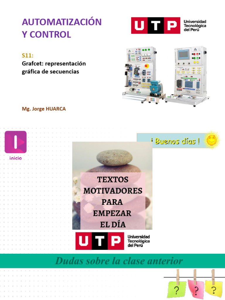S11 - Grafcet Representación Gráfica de Secuencias | PDF | Controlador ...