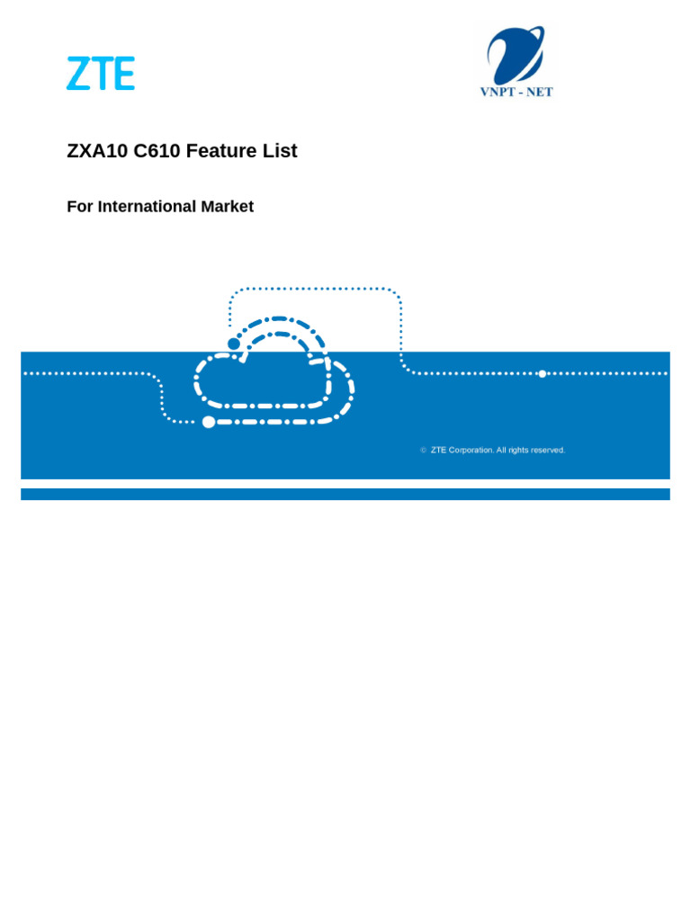 ZXA10 C610 Product Specifications Guide | PDF | Electric Power ...
