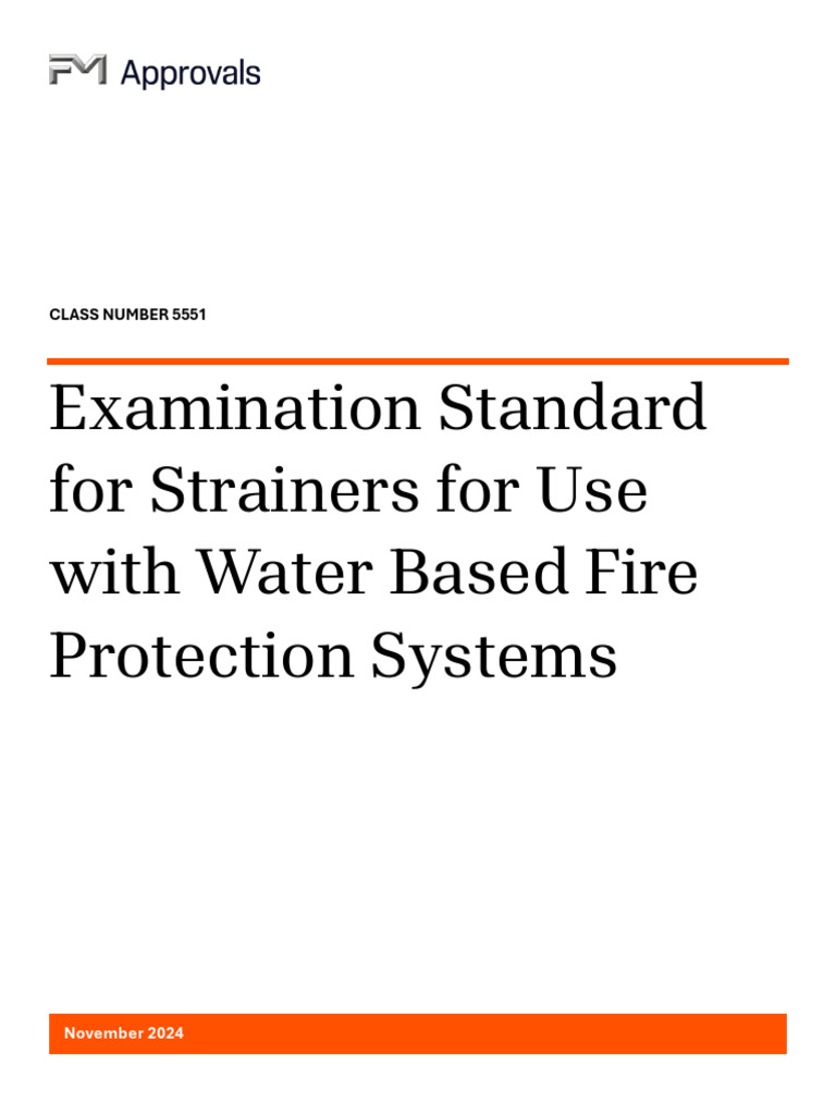 Strainer Examination Standard 5551 | PDF | Calibration | Pipe (Fluid ...