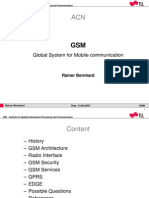 Global System For Mobile Communication: Rainer Bernhard