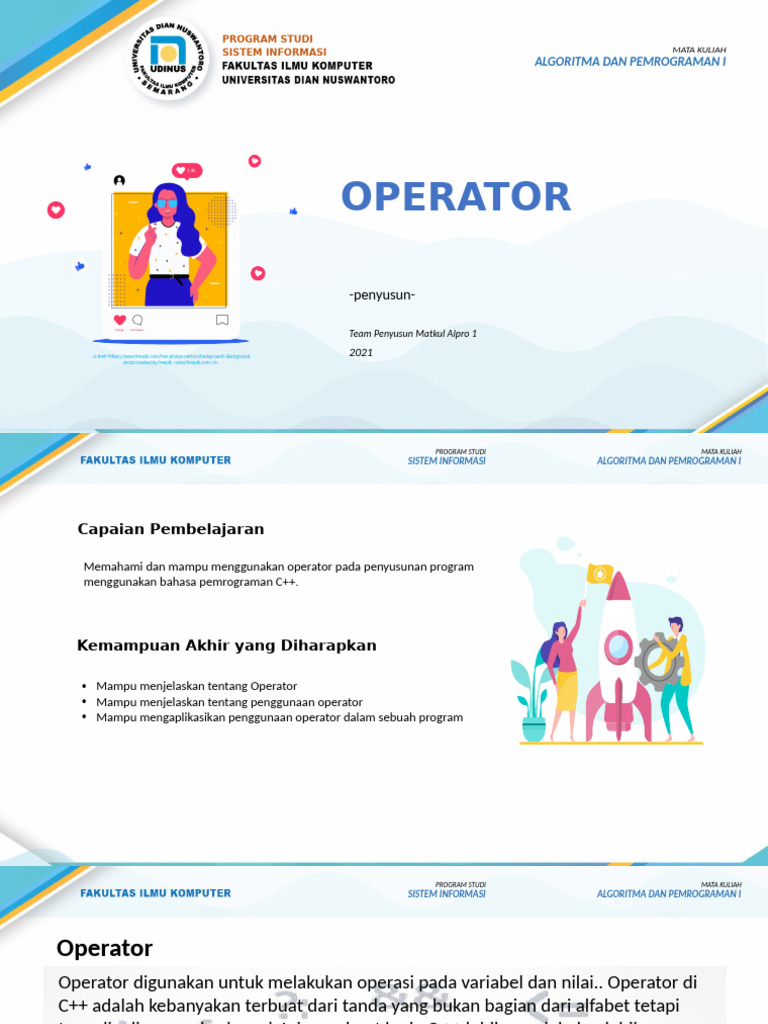 Alpro1 Materi 03_Operator | PDF