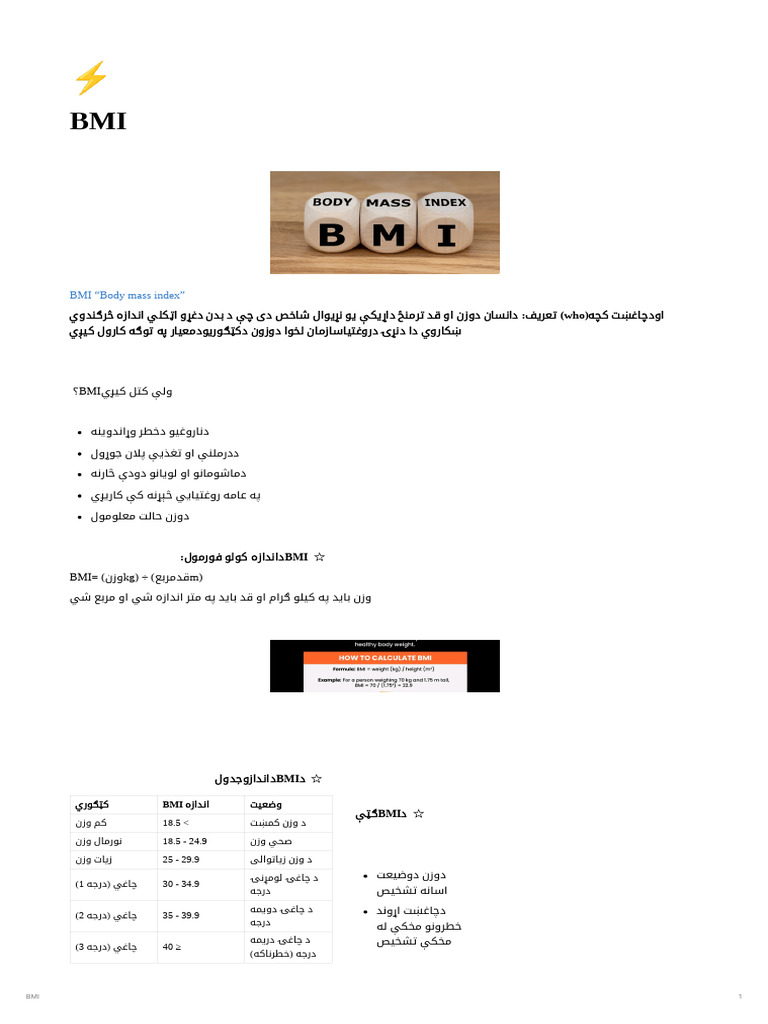 Bmi 4 | PDF