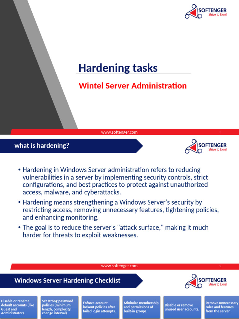 Windows Server Hardening Guide | PDF | Group Policy | Security