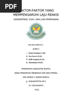 Download Kimia Faktor Laju Reaksi by Khairunnisa Hidayati SN94793172 doc pdf
