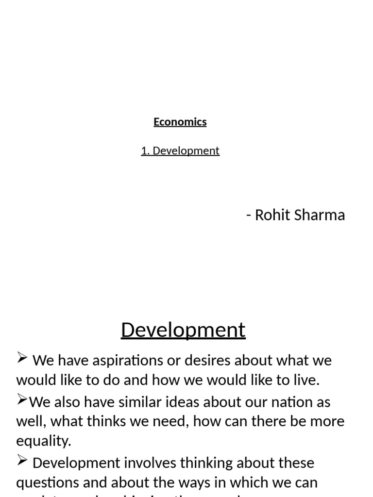 Understanding Economic Development Concepts | PDF | Income | Infant ...