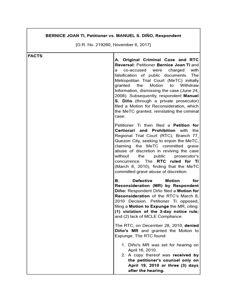 RTC Ruling on Motion for Reconsideration | PDF | Appeal | Justice