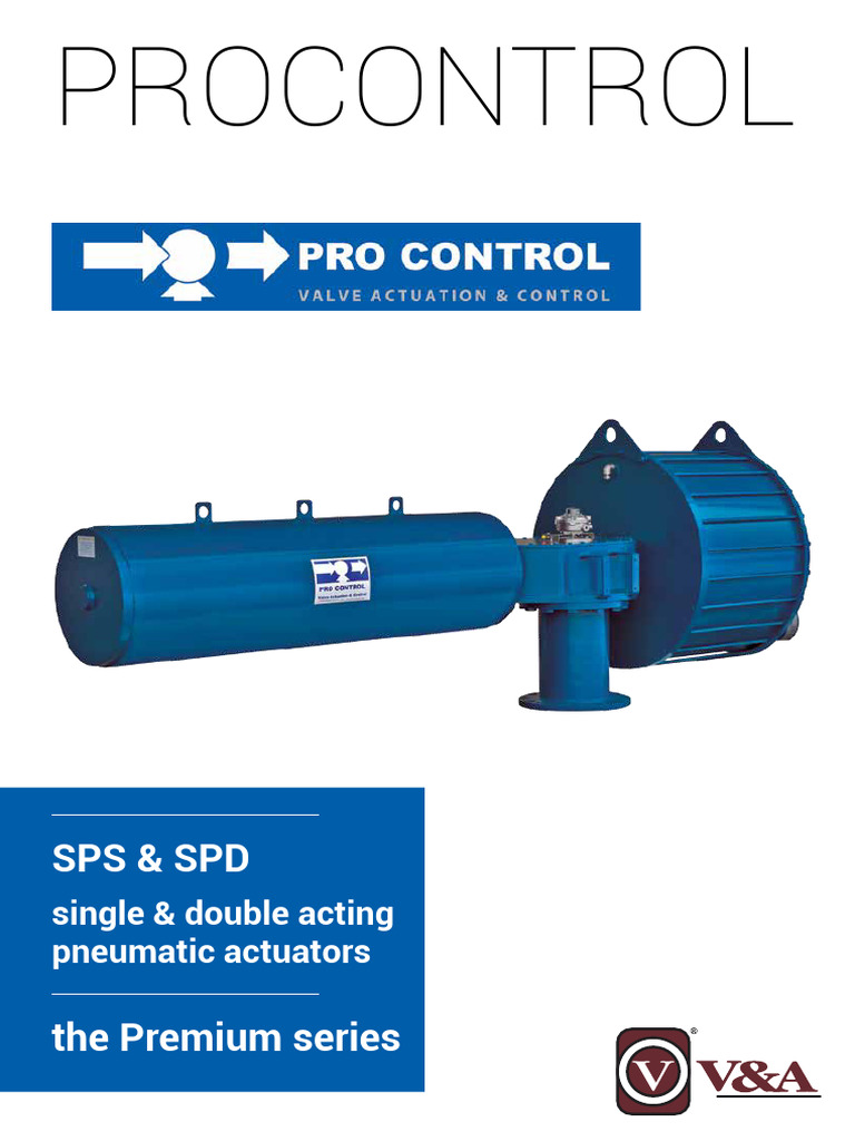 ProControl SPS SPD Pneumatic Valve Actuators | PDF | Valve | Actuator