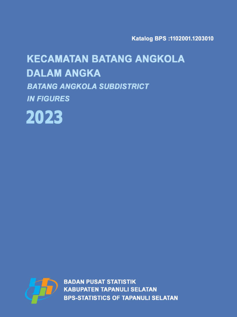 Kecamatan Batang Angkola Dalam Angka 2023 | PDF