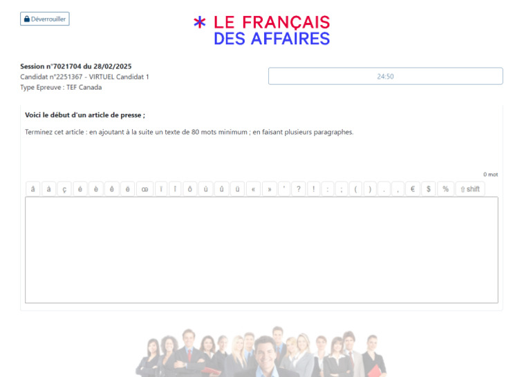 TEF Writing. | PDF