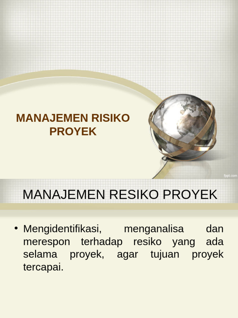 Manajemen Risiko Proyek Efektif | PDF