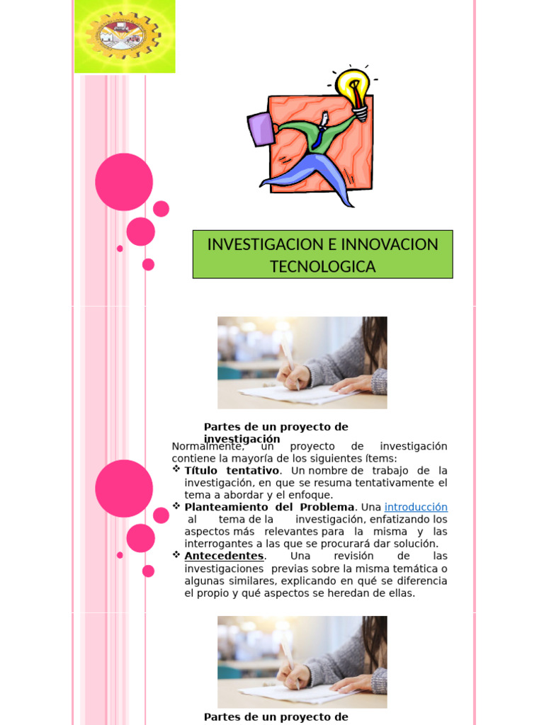 Partes Clave de un Proyecto de Investigación | PDF