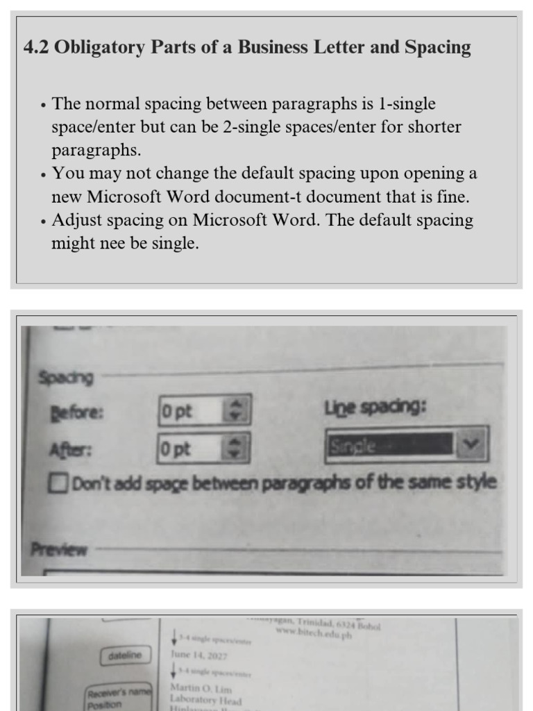Adjusting Line and Paragraph Spacing in Word | PDF | Notation ...