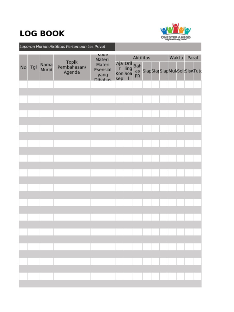 Log Book Dan LPS | PDF