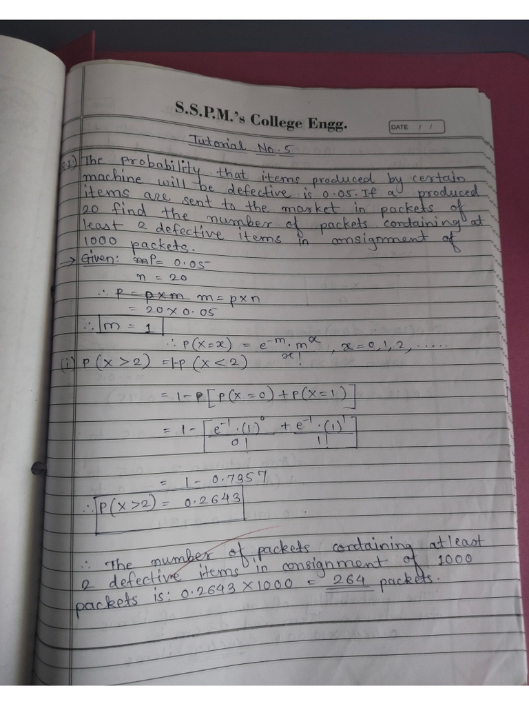 Math Tutorial 5 | PDF