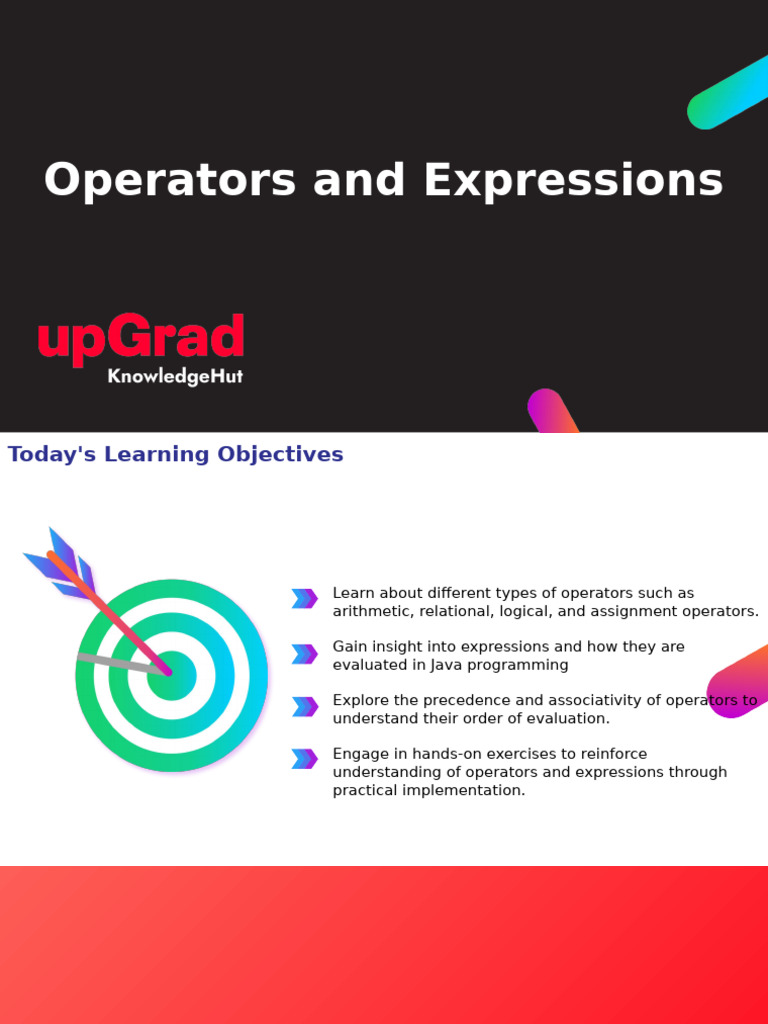 Class+3 +Operators+and+Expressions (1) | PDF | Arithmetic | Mathematics