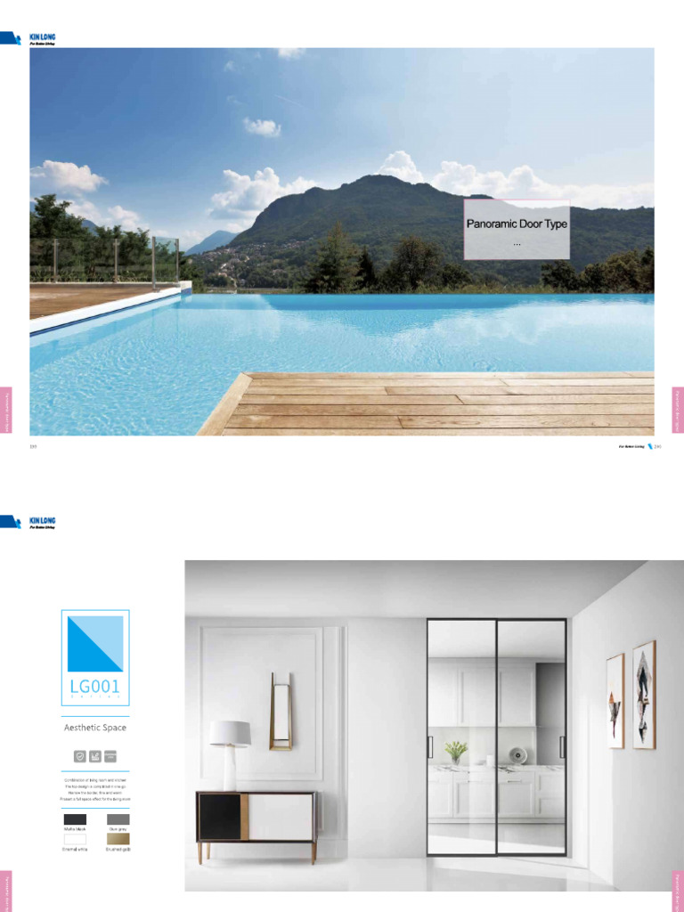Typical Product Catalogue - Panaramic Doors - KINLONG | PDF