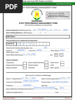 GHS Staff Performance Management Form | PDF