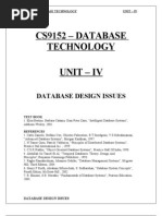 Download Cs9152 Dbt Unit IV Notes by Hema Latha SN94797883 doc pdf