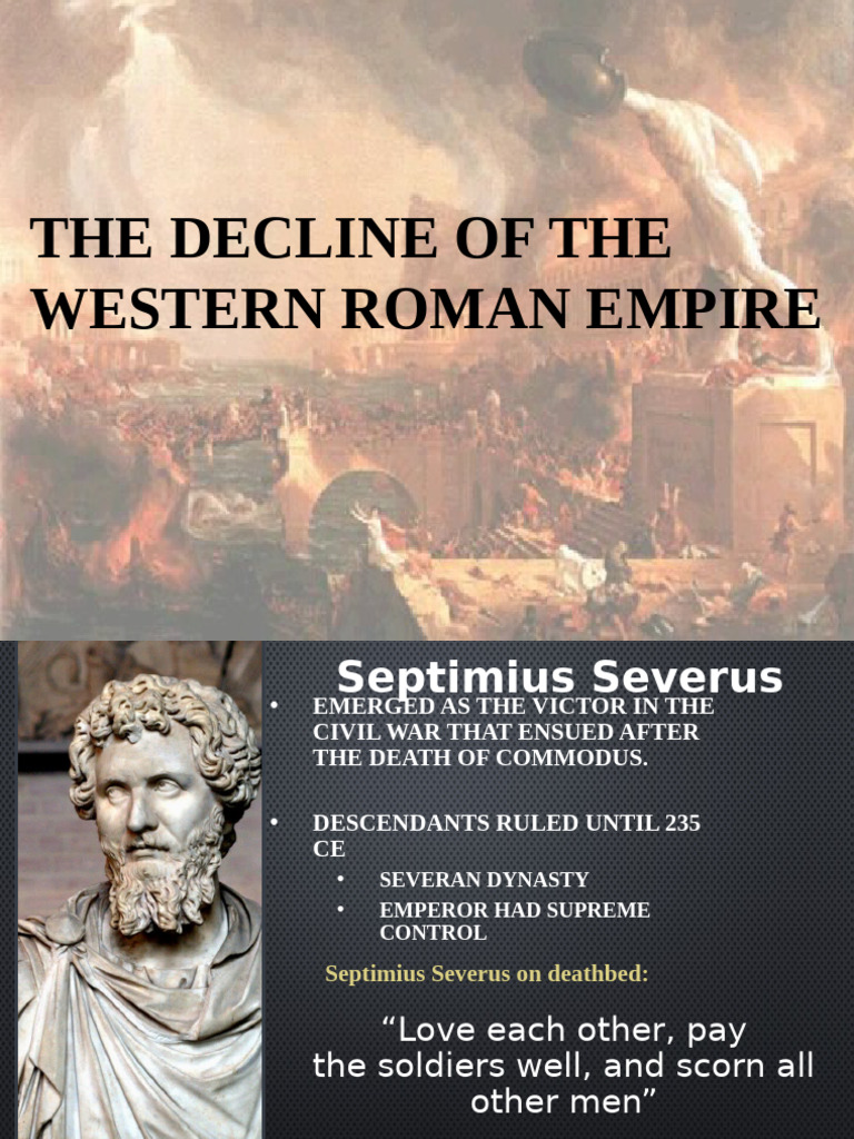 Decline of the Western Roman Empire | PDF | Constantine The Great ...