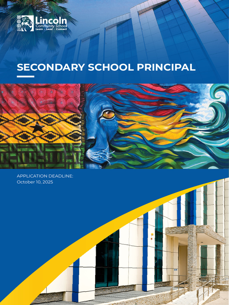 Secondary School Principal Position at LCS | PDF | Teachers | Schools