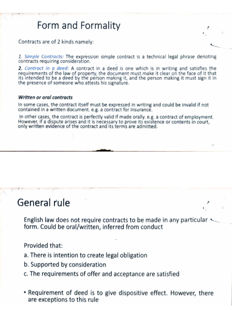 Contractual Form | PDF