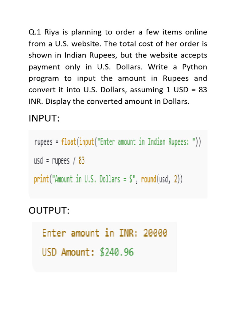 Python Programs for Beginners | PDF | Computer Programming