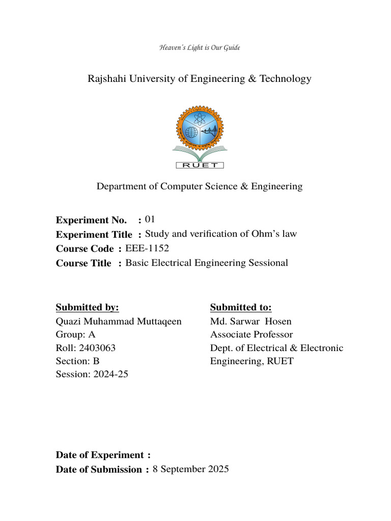EEE Lab 1 | PDF
