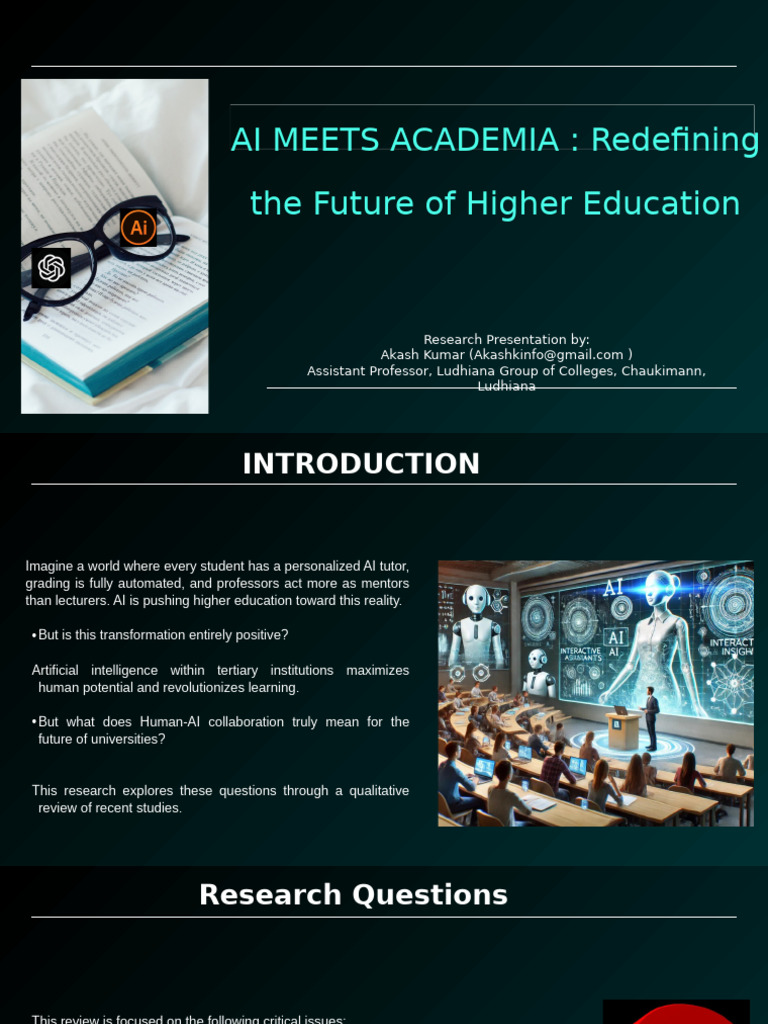 AI's Impact on Higher Education Ethics | PDF | Artificial Intelligence ...